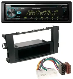 Автомагнитола для Toyota Auris (с 2007) Pioneer DAB MP3 CD USB Bluetooth