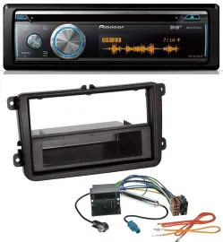 Pioneer MP3 DAB USB CD Bluetooth Autoradio für VW Sharan ab 10 Tiguan ab 07 Tour