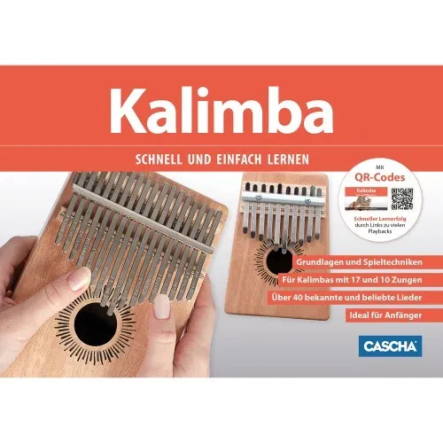Hage - Kalimba schnell und einfach lernen (+QR-Codes) f. Kalimba 17/10 Zungen