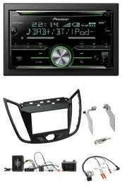 Pioneer Bluetooth Lenkrad DAB 2DIN USB CD Autoradio für Ford Kuga DM2 ab 2013