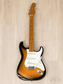 Электрогитара Fender Stratocaster Order Made 1957 Vintage Reissue ST57-53 SSS Sunburst w/gigbag Japan 1995