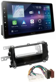 Pioneer Bluetooth USB DAB MP3 Autoradio für Toyota Auris (ab 2013) schwarz