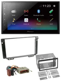 Pioneer USB Bluetooth DAB 2DIN MP3 Autoradio für Land Rover Freelander 2004-2006