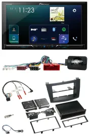 Pioneer Lenkrad Bluetooth USB 2DIN DAB Autoradio für Mazda 3 09-13 Can-Bus