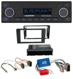 Blaupunkt DAB USB Bluetooth MP3 Autoradio für Audi A3 03-06 8P Symphony Aktivsys