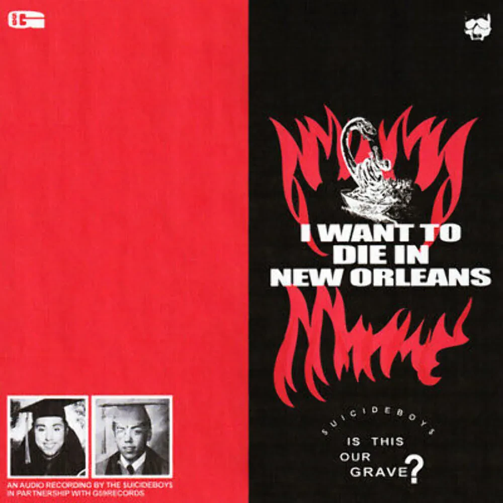 Виниловая пластинка $uicideboy$ – I Want To Die In New Orleans Red & Black Split Vinyl