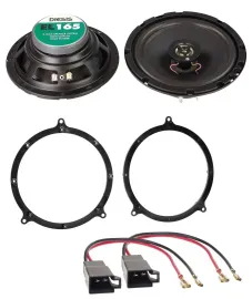 ACV 16,5cm 100Watt 2-Wege Lautsprecher für Audi A3 A4 A6 TT Tür Front Heck Auto