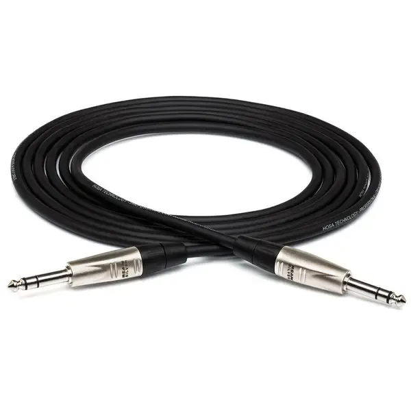 Коммутационный кабель Hosa 5' Pro Balanced 1/4" TRS Male to 1/4" TRS Male Interconnect Audio Cable