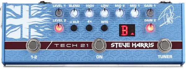 Напольный предусилитель для бас-гитары tech21 SH1 Steve Harris Signature Sansamp