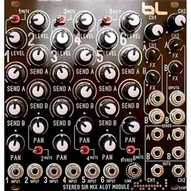 Модульный студийный синтезатор Blue Lantern Stereo Sir Mix A Lot 6 Channel Stereo Mixer Eurorack Synth Module