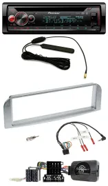 Автомагнитола для Alfa Romeo GT/147 (2007–2010) Pioneer CD, USB, DAB, Bluetooth, серебристый