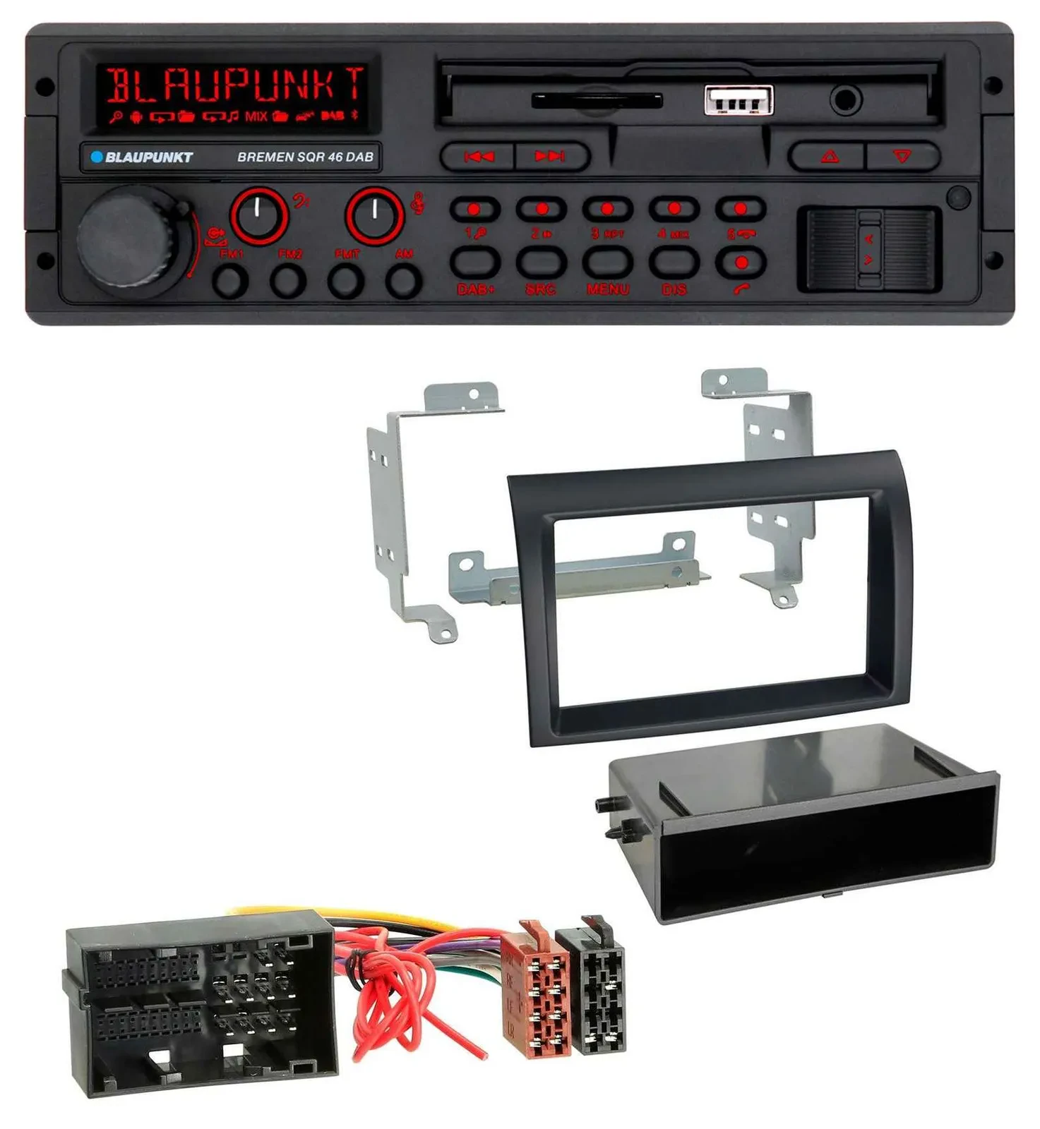 Blaupunkt SD MP3 USB Bluetooth DAB Autoradio für Citroen Jumper ab 2014 Fiat Duc