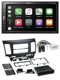 Pioneer USB MP3 DAB 2DIN Bluetooth Autoradio für Mitsubishi EVO Lancer ab 08