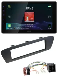 JVC DAB MP3 Bluetooth USB Autoradio für Renault Scenic (ab 09) - braun
