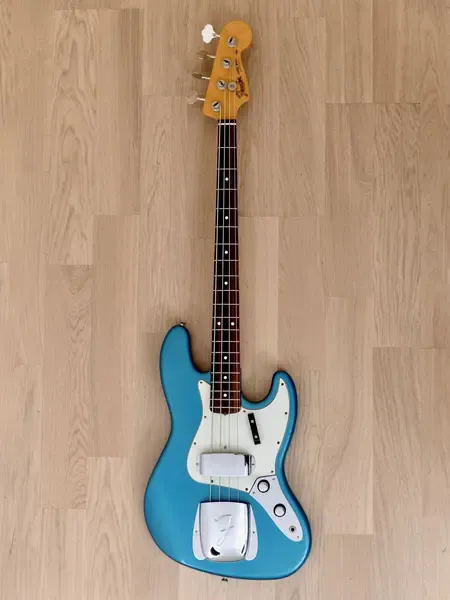 Бас-гитара Fender American Vintage '62 Jazz Bass Lake Placid Blue w/case USA 1998