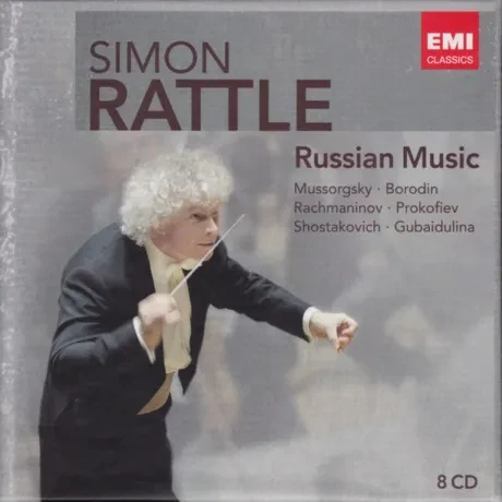 SIR SIMON RATTLE - Mussorgsky, Borodin, Rachmaninov. Prokofiev, Shostakovich, Gubaidulina: Russian Music (8CD)