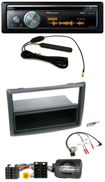 Pioneer CD USB Bluetooth DAB Lenkrad Autoradio für Renault Megane 2007-2008 schw