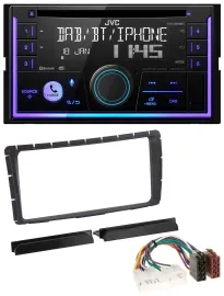 JVC MP3 USB 2DIN DAB Bluetooth CD Autoradio für Toyota Hilux (ab 2011)