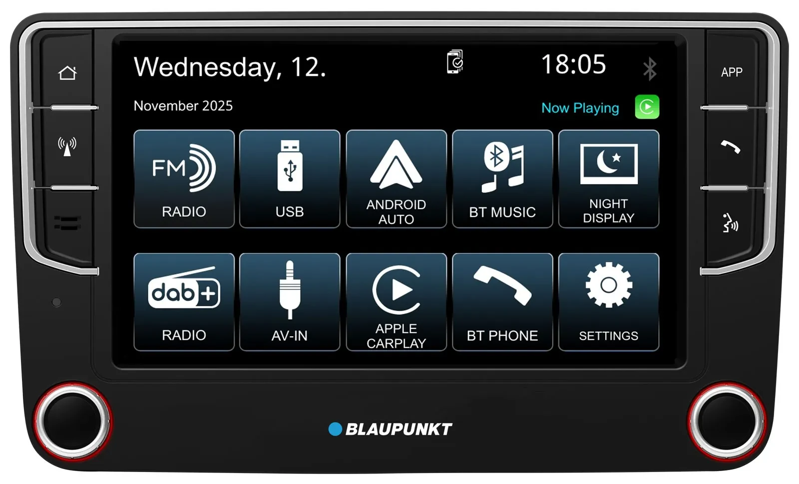 Автомагнитола Blaupunkt Wolfsburg 648 Touchscreen, DAB, Bluetooth, USB, Apple CarPlay, MP3