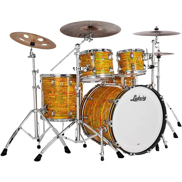 Ударная установка акустическая Ludwig Classic Maple 4-Piece Mod Shell Pack with 22 in. Bass Drum Citrus Mod