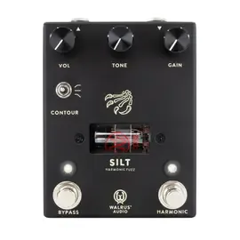 Педаль эффектов для электрогитары Walrus Silt Harmonic Tube Fuzz Effects Pedal Black