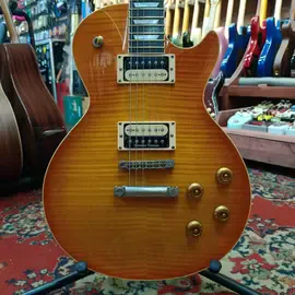 Электрогитара Edwards Les Paul Limited Edition Amber Burst H-H Japan 2000's