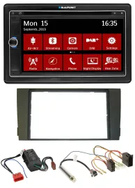 Blaupunkt Bluetooth DAB 2DIN USB DVD MP3 Autoradio für Audi A6 01-05 C5 Bose Akt