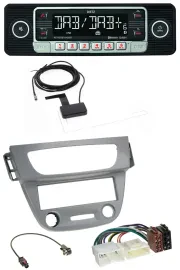 Dietz DAB Bluetooth USB MP3 Autoradio für Renault Megane 3 (12-14) - grau