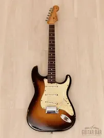 Электрогитара Fender Stratocaster SSS Sunburst w/case USA 1960
