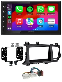 Kenwood MP3 USB DAB 2DIN Bluetooth Autoradio für Kia Optima (ab 2012)