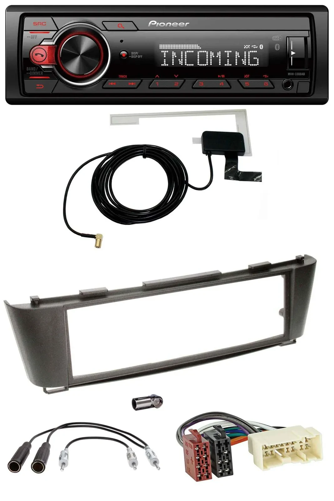 Pioneer USB MP3 DAB Bluetooth Autoradio für Nissan Almera (ab 2003)