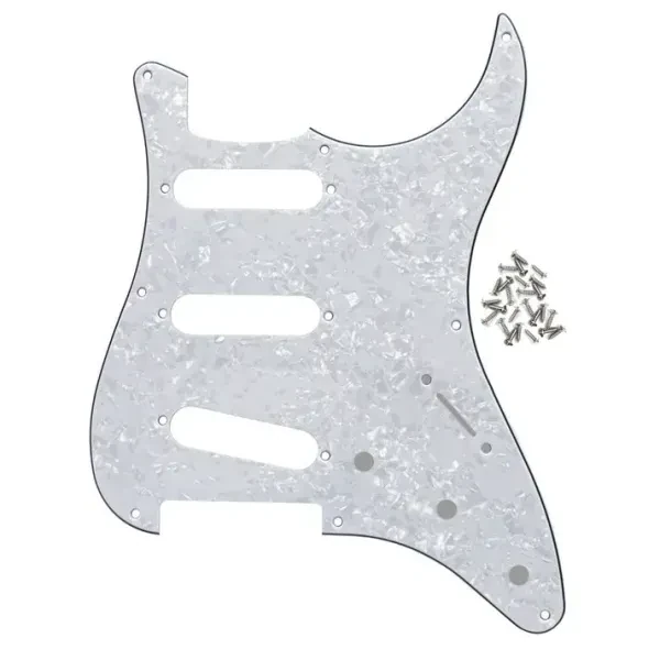 Панель для гитарной деки FLEOR M00646-8 White Pearl