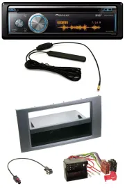 Автомагнитола Pioneer CD/USB/Bluetooth/DAB/MP3 для Ford Fiesta/Focus (2004–2008), антрацит