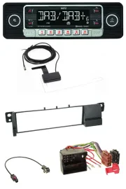 Dietz DAB Bluetooth USB MP3 Autoradio für BMW 3er E46 (Quadlock)