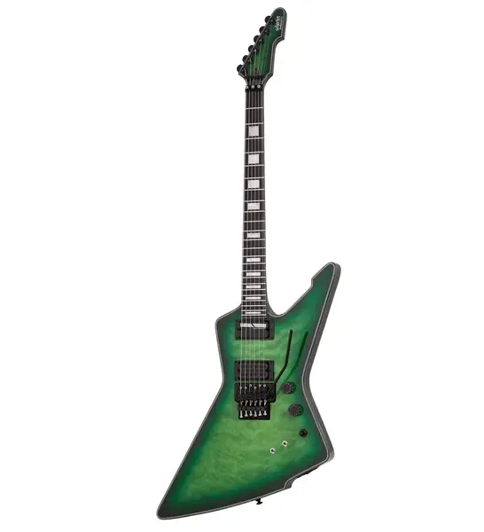 Электрогитара Schecter E-1 Floyd Rose Sustainiac Special Edition Green Burst