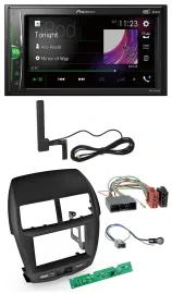 Pioneer MP3 DAB AUX 2DIN Bluetooth Autoradio für Mitsubishi ASX 2010-2014