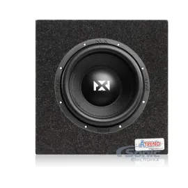 NVX VSW104 V3 600W RMS 10" Subwoofer with Enclosure (10SQL)
