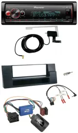 Pioneer Bluetooth DAB USB Lenkrad Autoradio für BMW 5er E39 96-04 Aktivsystem Ab
