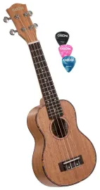 CASCHA HH 2024 Premium Mahogany Soprano Ukulele