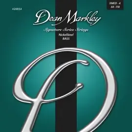 Комплект струн для бас-гитары Dean Markley DM2605A Signature Nickel Steel, 50-110