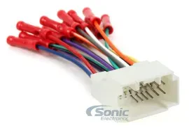 Scosche HA08BCB 1998 Honda Accord Power/Speaker Wiring Harness w/ Connectors