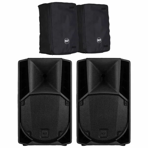 RCF ART 710-A MK5 Active 2-Way 10" Powered DJ PA Speakers Pair w Covers