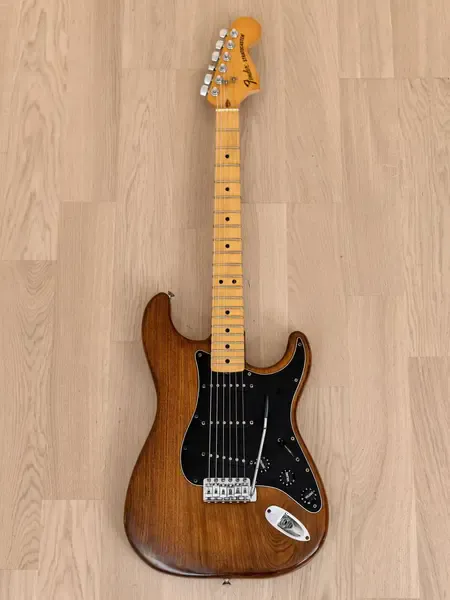 Электрогитара Fender Stratocaster Vintage CBS Era SSS Mocha Brown w/case USA 1980