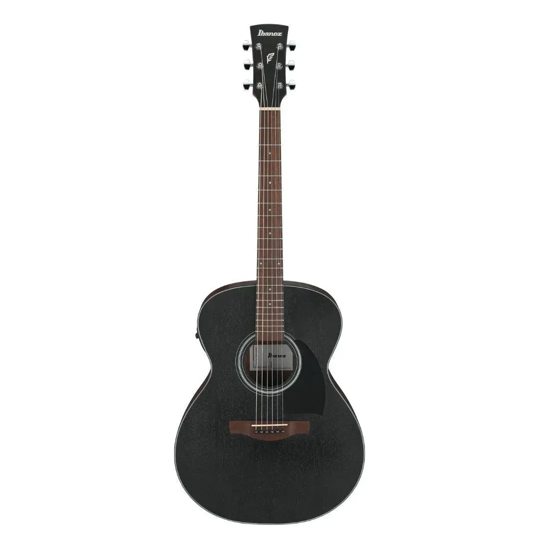 Ibanez PC54E Weathered Black Acoustic Electric Guitar with Wood Fingerboard