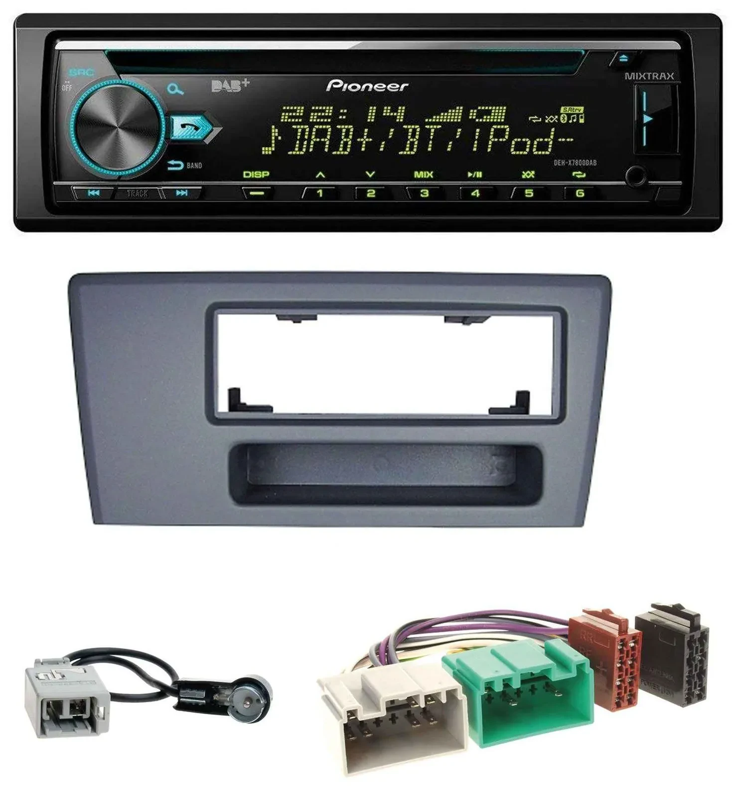 Pioneer DAB MP3 CD USB Bluetooth Autoradio für Volvo S60 S70 C70 V70 00-03 dunke