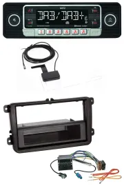 Dietz DAB Bluetooth USB MP3 Autoradio für Skoda Fabia Octavia Rapid Roomster