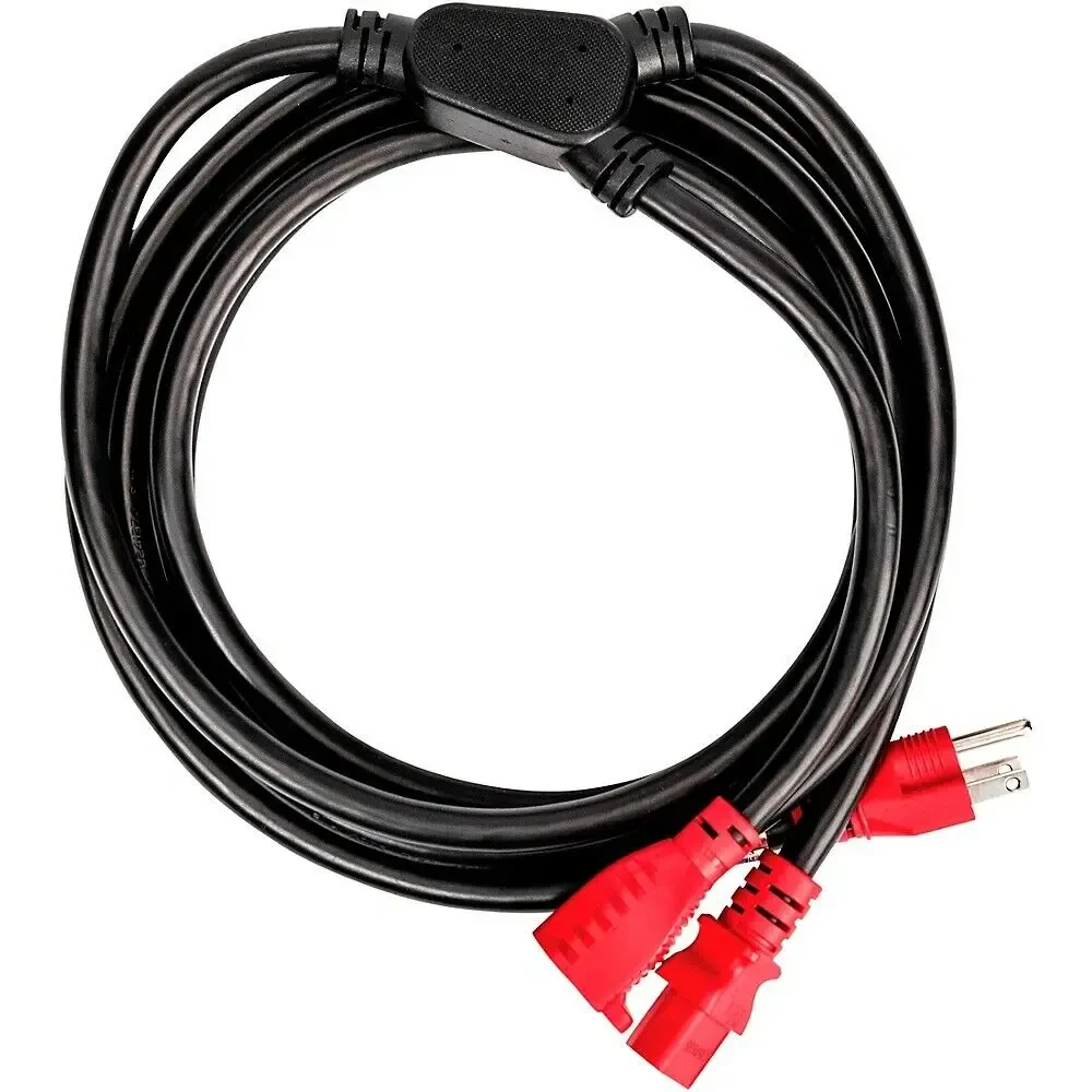Сетевой кабель Planet Waves PW-IECPB-10 Black Red 3 м