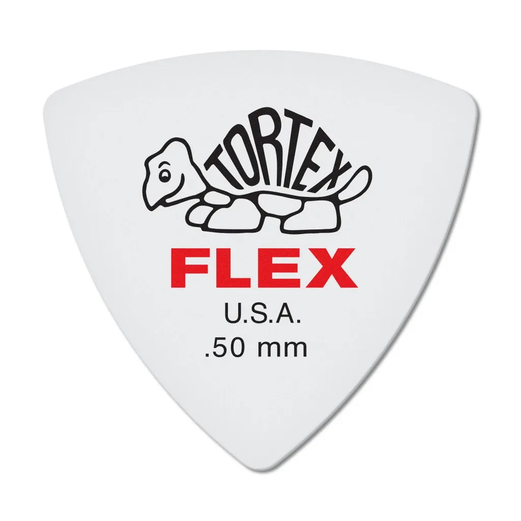 Медиаторы Dunlop 456R.50 Tortex Flex 0,50 мм, треугольные, 72 шт