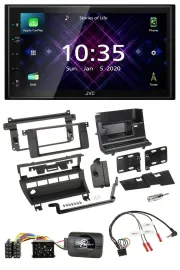 JVC DAB 2DIN Lenkrad Bluetooth USB Autoradio für BMW 3er 1999-2006 5 Schalteröff