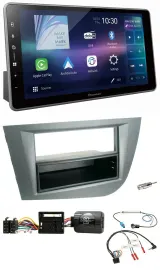 Pioneer Bluetooth USB DAB Lenkrad Autoradio für Seat Leon 2005-2010 dunkelgrau m